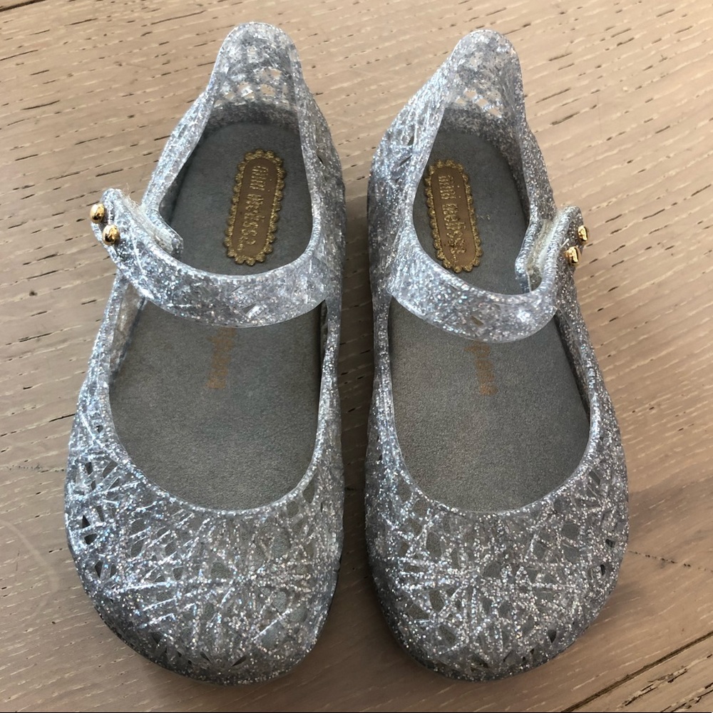 Melissa toddler shoe in Silver 🦋
